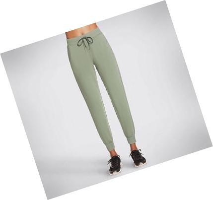 Pantalones Jogger Skechers SKECHLUXE Restful Mujer Verde | 53698_AR