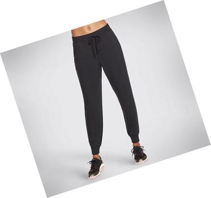 Pantalones Jogger Skechers SKECHLUXE Restful Mujer Negras | 5A090_AR