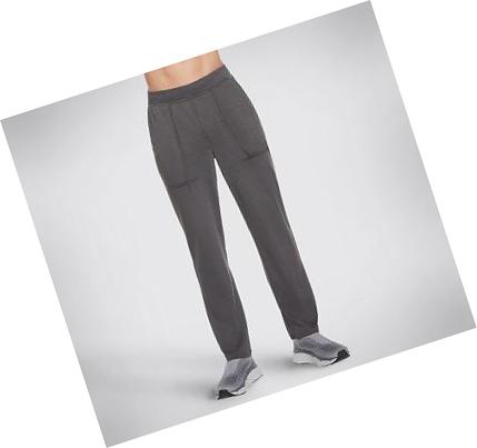 Pantalones Skechers GOknit Pique Lounge Hombre Gris | 33393_AR