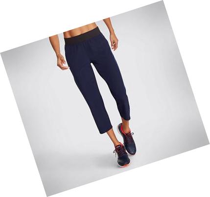 Pantalones Skechers Performance Strike Crop Mujer Azul Marino | 5122A_AR