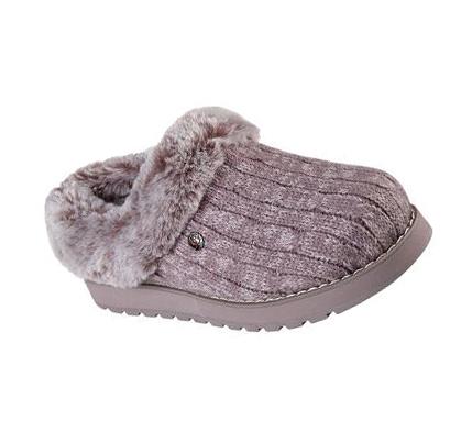 Pantuflas Skechers BOBS Keepsakes - Ice Angel Mujer Moradas | 63T6L_AR