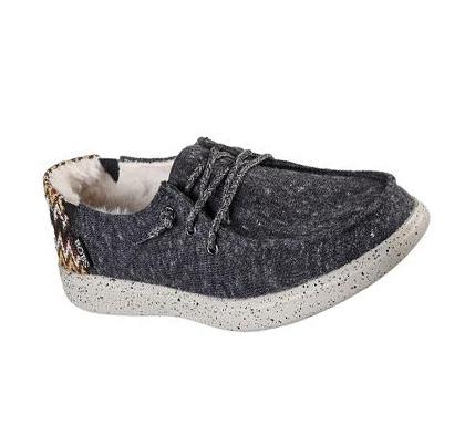 Pantuflas Skechers BOBS Skipper - Cozyville Mujer Gris | 6A28L_AR