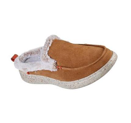 Pantuflas Skechers BOBS Skipper - Modern Mix Mujer Marrones | 6353X_AR