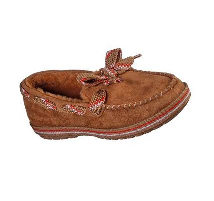 Pantuflas Skechers BOBS Too Cozy - Invierno's End Mujer Marrones | 62513_AR