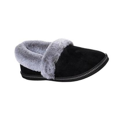 Pantuflas Skechers Cozy Campfire - Team Toasty Mujer Negras | 62260_AR