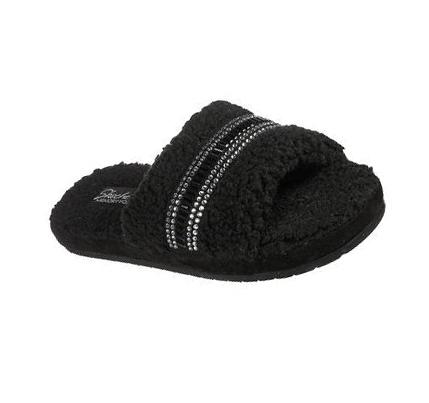 Pantuflas Skechers Cozy Chanclas - Bling It Mujer Negras | 5TA2B_AR