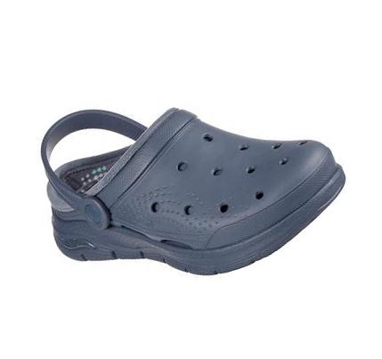 Pantuflas Skechers Foamies: Arch Fit Forro - Cozy Gal Mujer Azules | 65050_AR