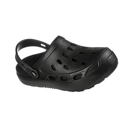 Pantuflas Skechers Foamies: Swifters - Stay Warm Forro Hombre Negras | T108S_AR