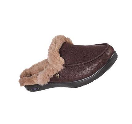 Pantuflas Skechers GO Lounge: Arch Fit Lounge - Restful Mujer Chocolate | 59550_AR