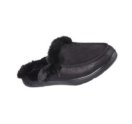 Pantuflas Skechers GO Lounge: Arch Fit Lounge - Restful Mujer Negras | 596T8_AR