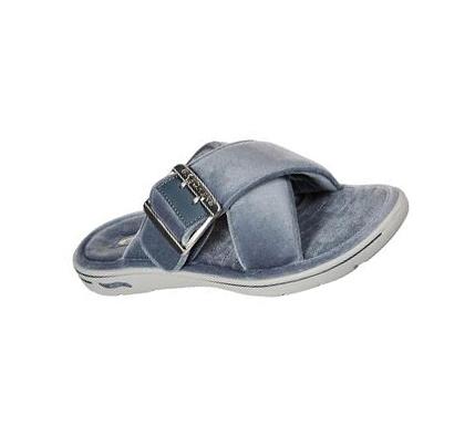 Pantuflas Skechers GO Lounge: Arch Fit Lounge - Lovely Mujer Gris | 5T92R_AR