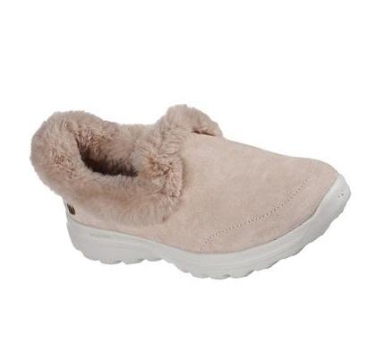 Pantuflas Skechers GO WALK Lounge - Refresh Mujer Beige | 601T3_AR