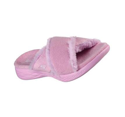 Pantuflas Skechers On-the-GO 600 - Joyful Mujer Moradas | 5TT6W_AR