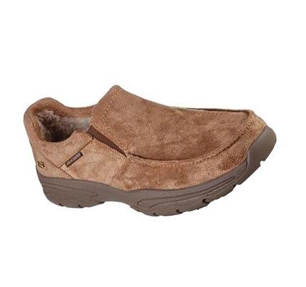 Pantuflas Skechers Relaxed Fit: Creston - Garvis Hombre Marrones | T833A_AR