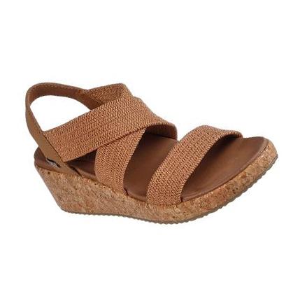 Sandalias Skechers Arch Fit Beverlee - Love Stays Mujer Marrones | 50058_AR