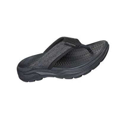 Sandalias Skechers Arch Fit Motley SD - Dolano Hombre Negras | 6233E_AR