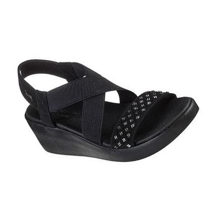 Sandalias Skechers Arch Fit Rumble Mujer Negras | A96T0_AR