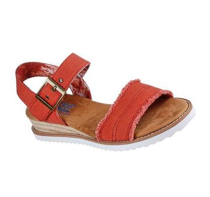 Sandalias Skechers BOBS Desert Kiss - Adobe Princess Mujer Rojas Oscuro | 5180L_AR