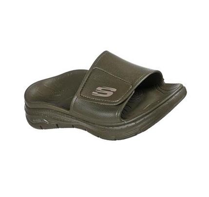 Sandalias Skechers Foamies: Arch Fit - Feelin Fresh Hombre Verde Oliva | 6A83X_AR