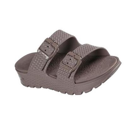 Sandalias Skechers Foamies: Arch Fit Footsteps - Hi'Ness Mujer Gris Oscuro Marrones | A16TA_AR