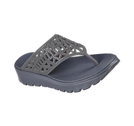 Sandalias Skechers Foamies: Footsteps - She's Cute Mujer Gris | A1265_AR