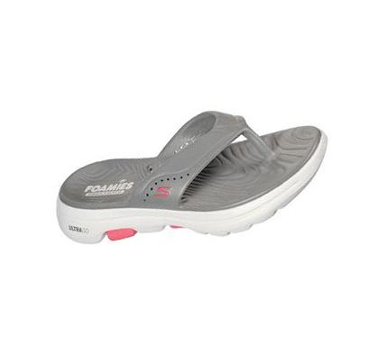 Sandalias Skechers Foamies: GOwalk 5 - Bali Mujer Gris | A305B_AR