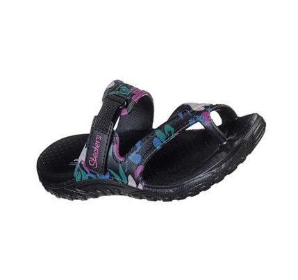 Sandalias Skechers Foamies: Reggae - Rainforest Mujer Negras | AA26L_AR