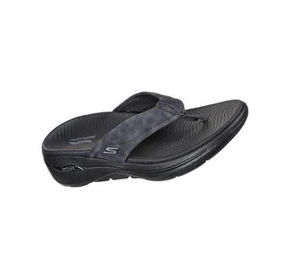 Sandalias Skechers GO WALK Arch Fit - Astound Mujer Negras | 5AT6C_AR