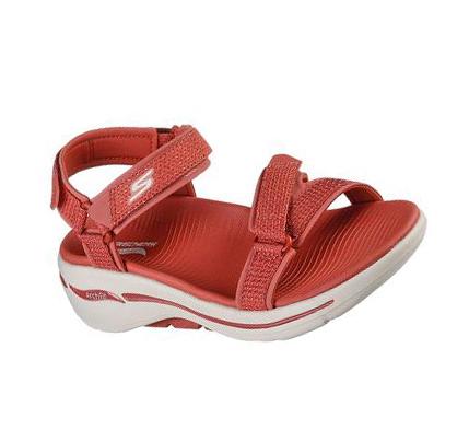 Sandalias Skechers GO WALK Arch Fit - Cruise Around Mujer Rojas | 5255P_AR