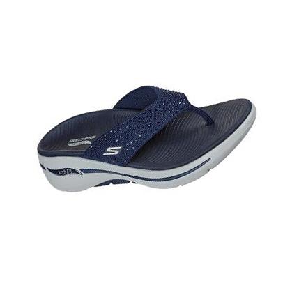 Sandalias Skechers GO WALK Arch Fit - Dazzle Mujer Azul Marino | 5A80R_AR