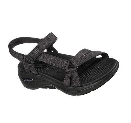 Sandalias Skechers GO WALK Arch Fit - Elite Mujer Negras | 5280K_AR