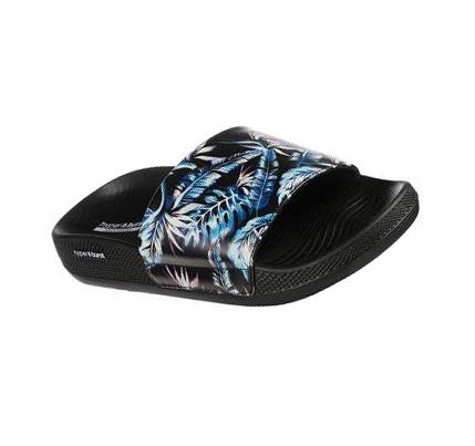 Sandalias Skechers Hyper Chanclas - Island Palms Mujer Negras Multicolor | A580W_AR