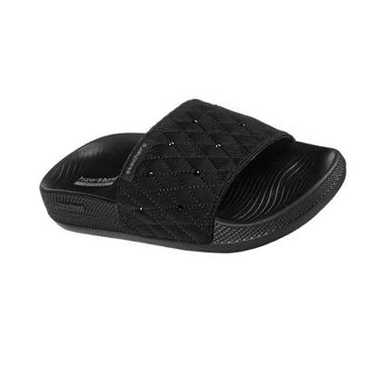 Sandalias Skechers Hyper Chanclas - Snazzy Mujer Negras | A56TD_AR