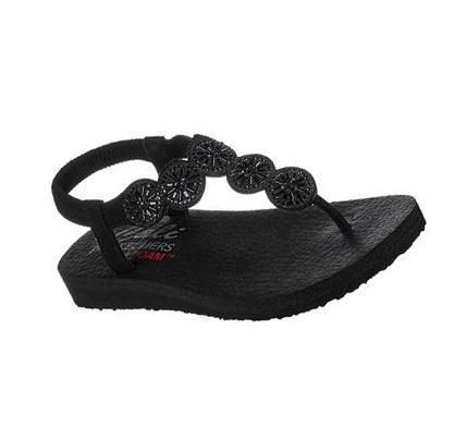 Sandalias Skechers Meditation - Sweet Sparkle Mujer Negras | 5580C_AR