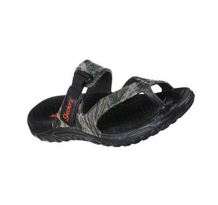 Sandalias Skechers Mossy Oak Foamies: Reggae - Fascinated Mujer Negras Multicolor | A3T6L_AR