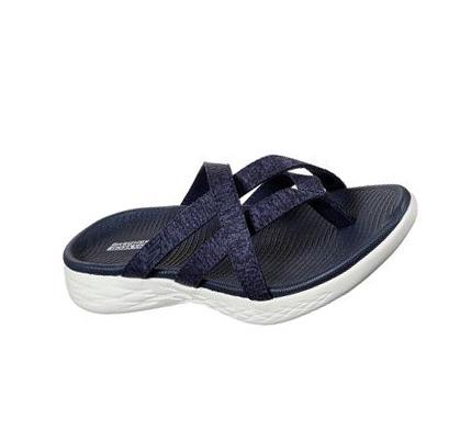 Sandalias Skechers On the GO 600 - Dainty Mujer Azul Marino | A6920_AR