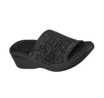 Sandalias Skechers Pier-Lite - My Wish Mujer Negras | A928L_AR