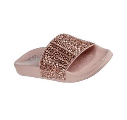 Sandalias Skechers Pop Ups - New Spark Mujer Doradas | 551T0_AR