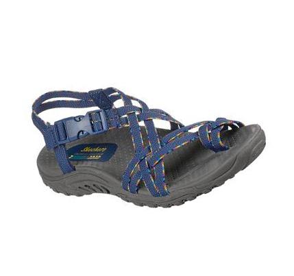 Sandalias Skechers Reggae - Fun Banter Mujer Azul Marino | A8805_AR