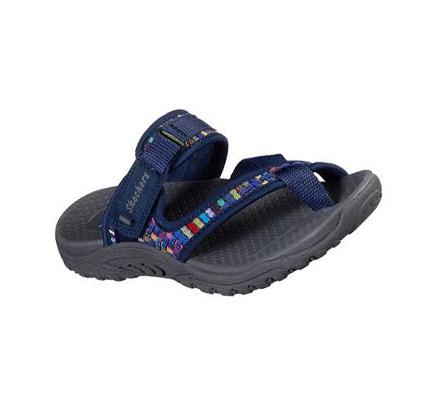 Sandalias Skechers Reggae - Mad Swag Mujer Azul Marino | A903B_AR