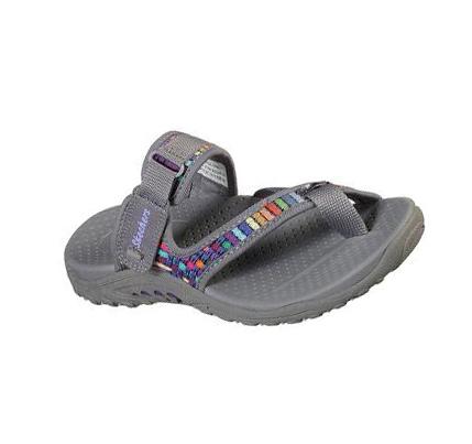 Sandalias Skechers Reggae - Mad Swag Mujer Gris | A905D_AR