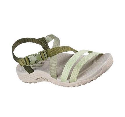 Sandalias Skechers Reggae - On the Coast Mujer Verde Oliva | A892W_AR