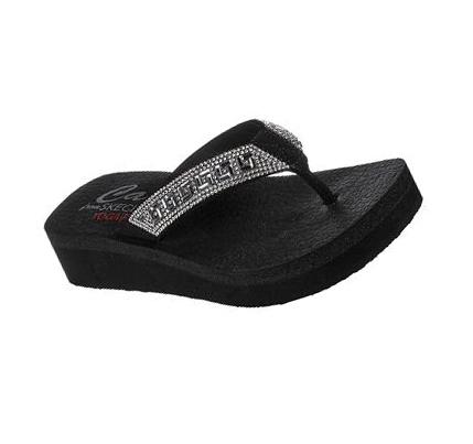 Sandalias Skechers Vinyasa - Geo-Queen Mujer Negras | 5555D_AR