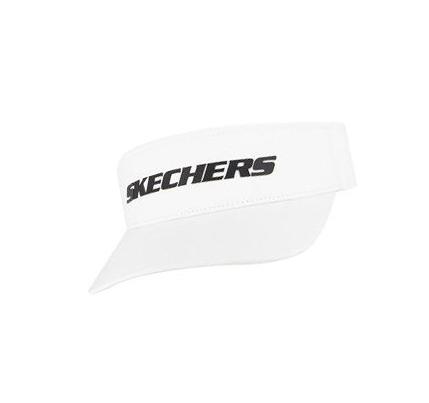 Sombreros Skechers Logo Sun Visor Mujer Blancas | A8193_AR