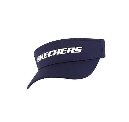 Sombreros Skechers Logo Sun Visor Mujer Azul Marino | AT9TB_AR