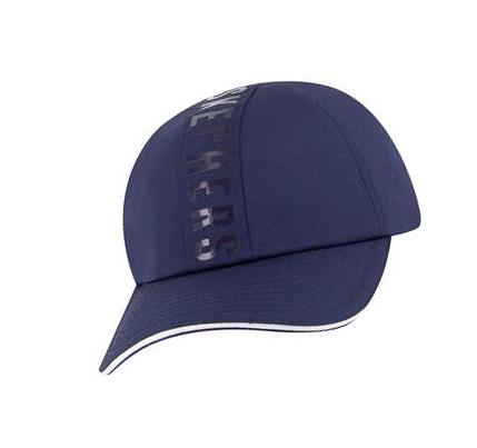 Sombreros Skechers Wrap Logo Baseball Hombre Azul Marino | I362S_AR