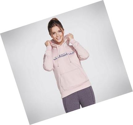 Sudadera Skechers Apparel Block Heritage Pullover Mujer Rosas | A19T3_AR