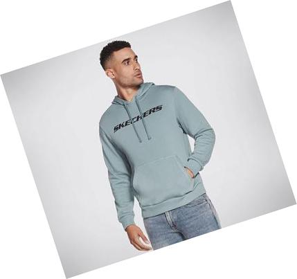 Sudadera Skechers Apparel Heritage Pullover Hombre Turquesa | A61AL_AR