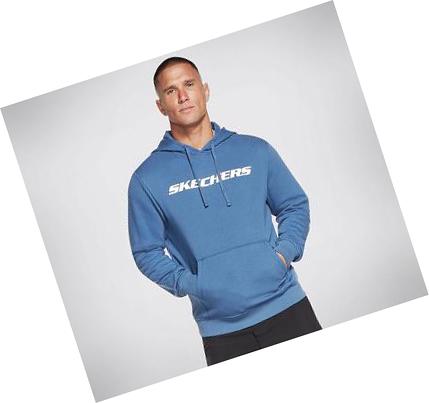 Sudadera Skechers Apparel Heritage Pullover Hombre Azules | A63T3_AR