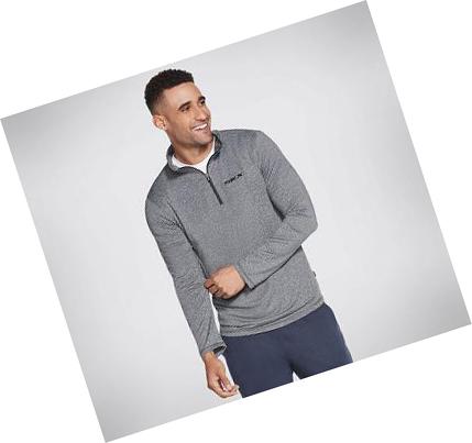 Sudadera Skechers Apparel Skech-Air Zip Pullover Hombre Gris | A9T53_AR